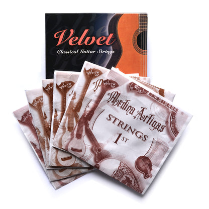 Set 950 Encordado Velvet Guitarra Clásica Entorchado Liso