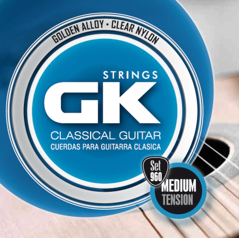 Encordado Gk Guitarra Clásica Dorado