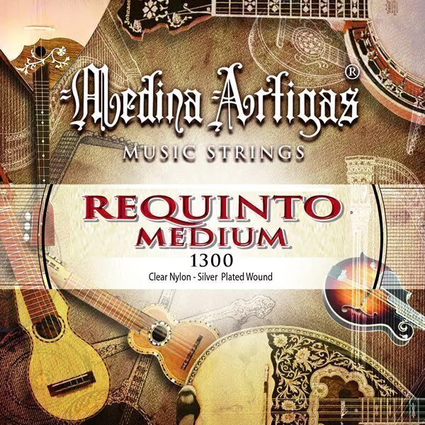 Encordado Medina Artigas Requinto Plateado Tensión Media