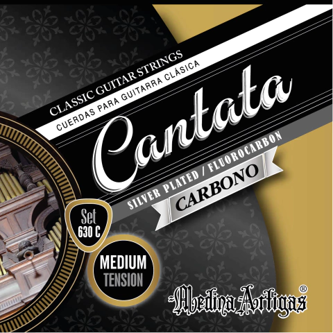 Encordado Cantata Carbono Plateado Guitarra Clásica Tensión Media