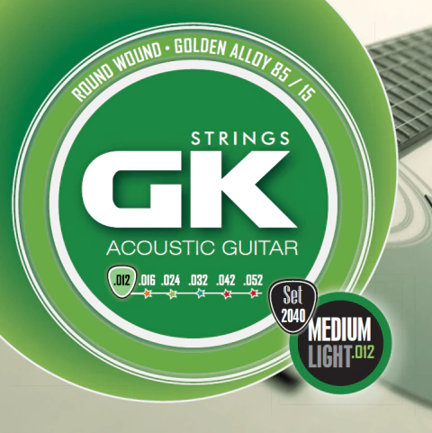 Encordado Gk .012 Guitarra Acústica