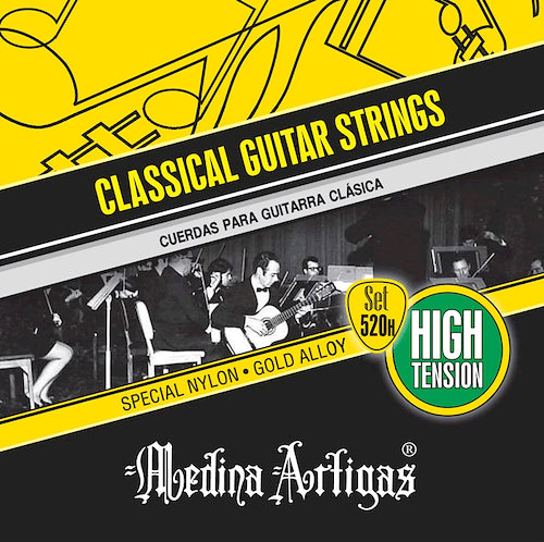 Encordado Para Guitarra Criolla - Amarilla - Doradas High Te