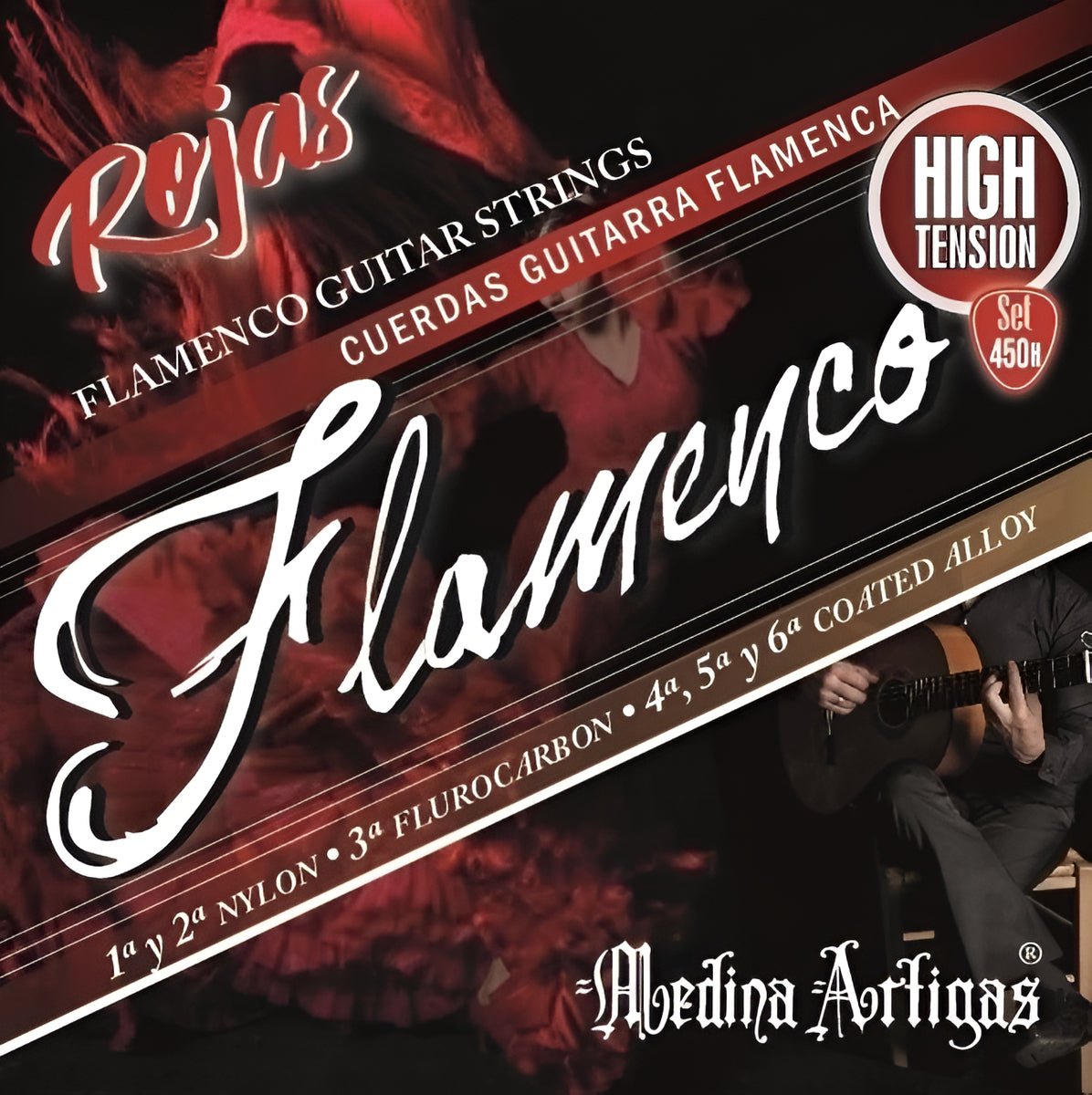 Encordado Medina Artigas 450H Flamenco Tensión Alta